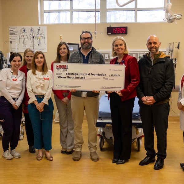 Nemer Motor Group Donates Lifesaving CPR Device to Saratoga Hospital Emergency Department 